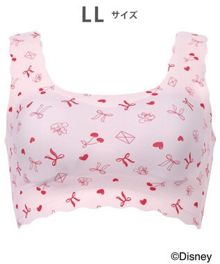 WACOAL ノンワイヤーブラ [GOCOCi][ワコール] Disneyコレクション 伸びのよい素材を使用 立体的なバストシルエット ゴコチ ハーフトップ ブラトップ レディース CGG537 /ワコール