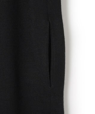 23区 【CLASSY.1月号掲載】ウールブレンド パール ニットワンピース ブラック系