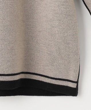 自由区 S 【洗える/マルチウェイ】リバーシブルニット セットアップ ブラック系1