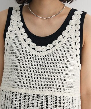 Green Parks ・ＳＵＧＡＲ　ＳＰＯＯＮ　クロシェキリカエチュニック Ivory