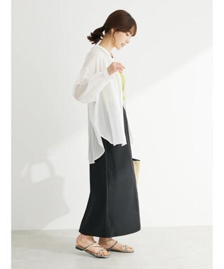 Green Parks インド綿　柔らかボイルシャツ Off White