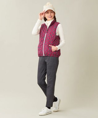 23区GOLF カラー豊富！【WOMEN】【吸湿発熱】グランサーモ モックネック カットソー ホワイト系