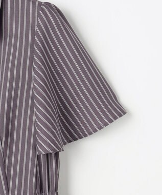 ANY SIS スムージーポリエステル ワンピース スレートストライプ