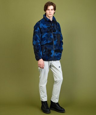 JOSEPH ABBOUD MOUNTAIN 【2WAYストレッチ/ECO撥水/防風/裏起毛】ストームシャットフリース パンツ アイボリー系