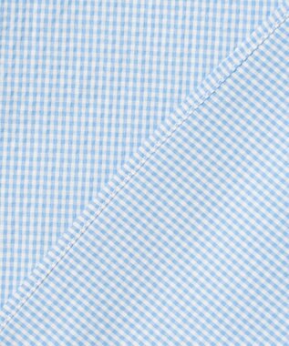 J.PRESS MEN 【KING SIZE】【クールマックス】サッカーストライプ／マイクロギンガムチェック シャツ/B.D サックスブルー系3