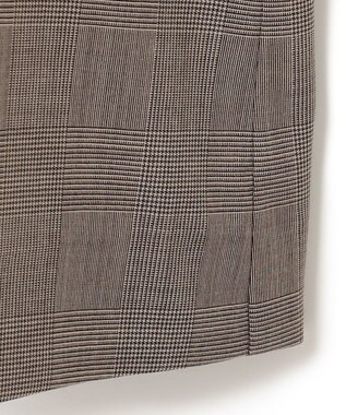 BEIGE， MER / グレンチェックコート Beige