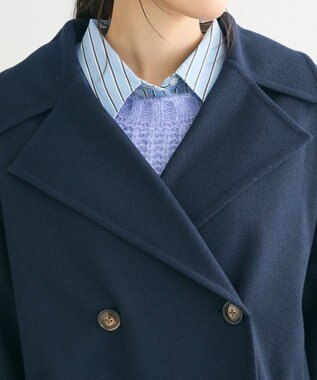 Green Parks オーバージャケットコート Dark Navy