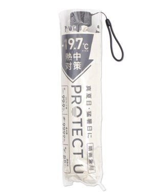 WEGO 【日傘/雨晴兼用/UVカット/日焼け対策/紫外線対策/熱中症対策】PROTECT　U オフホワイト