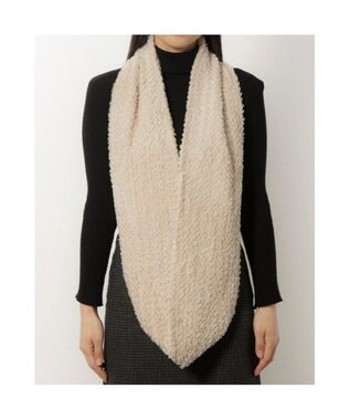 UNBILLION カシュネ cache nez / ナミガラフェイクファースヌード ベージュ