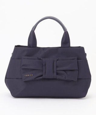 TOCCA TIED RIBBON NYLONBAG バッグ ネイビー系