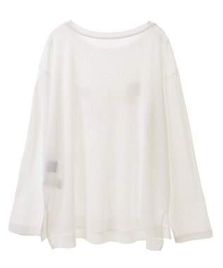 Green Parks ピノキオ／ラメロゴシアーＴシャツ White