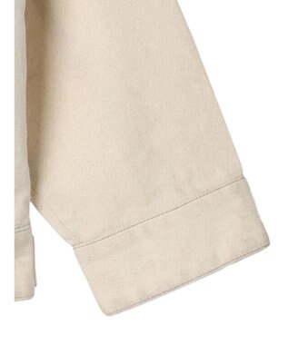 Green Parks ノーカラーカツラギジャケット Ecru