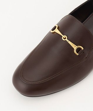 J.PRESS LADIES ビット ローファーシューズ ブラウン系