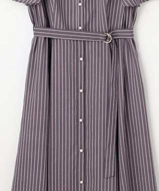 ANY SIS スムージーポリエステル ワンピース スレートストライプ