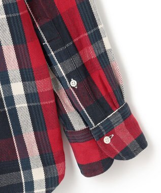 J.PRESS MEN 【AaronChang】【UNISEX】ヘビーフランネル シャツ / オーセンティックフィット ネイビー系4