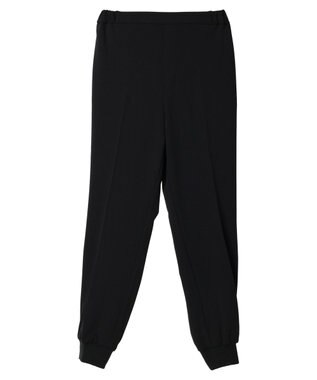 AMERICAN HOLIC イージーケア＋接触冷感リブジョグパンツ Black