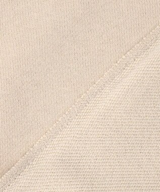 J.PRESS LADIES L 裏毛 ハーフジップ プルオーバー ベージュ系