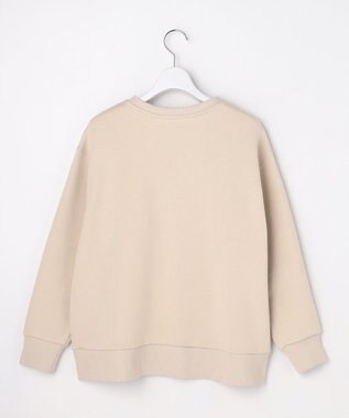 J.PRESS LADIES L 裏毛 ハーフジップ プルオーバー ベージュ系