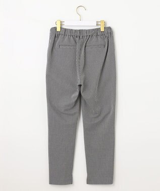 ANY SIS 【洗える】さらさらストレッチ テーパード パンツ ギンガムチェック