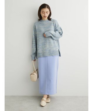 Green Parks ダンボールＩラインスカート Lavender