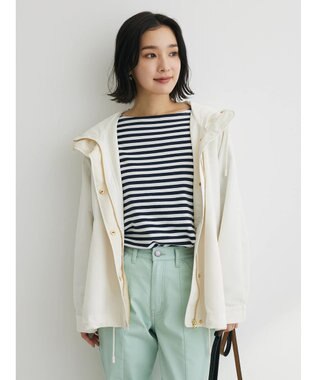 Green Parks 花粉防止　フーデッドブルゾン Ivory