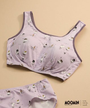 une nana cool 【ムーミン】MOOMIN × une nana ccol ナイトアップブラ PU