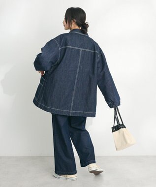CRAFT STANDARD BOUTIQUE デニム裏キルトコート Indigo