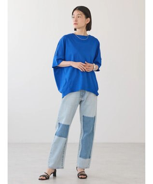 AMERICAN HOLIC ＵＶカット＋接触冷感　コクーンカットプルオーバー Blue