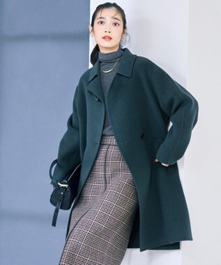 【VERYベストアウター大賞「ロングアウター賞」受賞！/滝沢眞規子さん着用】 MANTECOPure リバー チェスターコート