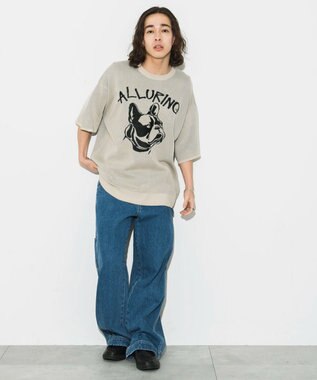 WEGO 【ユニセックス着用ITEM】ジャガードニットプルオーバー（S） ホワイト