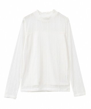 earth music&ecology レースドッキングプルオーバー Ivory