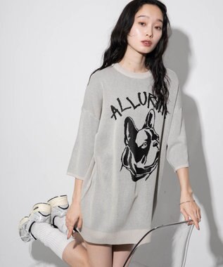 WEGO 【ユニセックス着用ITEM】ジャガードニットプルオーバー（S） ホワイト