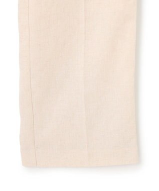 UNFILO 【セットアップ着用可/ウエストゴム】TENNEN TOUCH セミフレア パンツ ベージュ