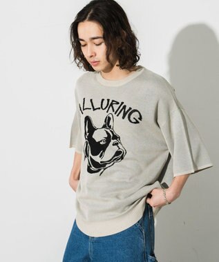 WEGO 【ユニセックス着用ITEM】ジャガードニットプルオーバー（S） ホワイト