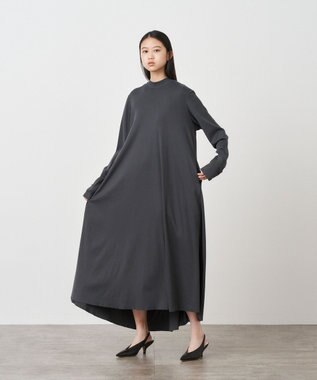 ATON SUVIN FRISE | フレアドレス CHARCOAL GRAY