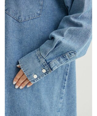 Green Parks ウエスタンＢｉｇデニムシャツ Indigo