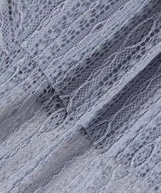 earth music&ecology レースドッキングプルオーバー Grayish Blue