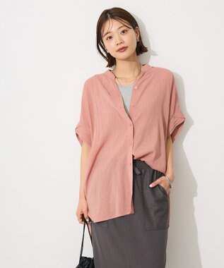 CRAFT STANDARD BOUTIQUE ヴィンテージボイルミルフィーユチュニック Pink