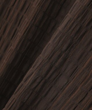 earth music&ecology アソートラッフルブラウス Brown