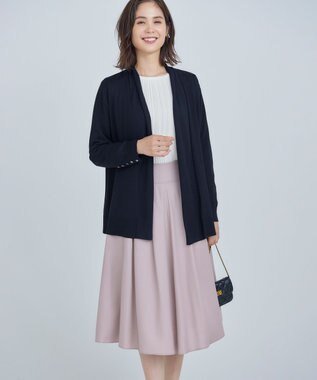 組曲 S 【WEB限定】ジョーゼットシフォンプリーツ ブラウス アイボリー系