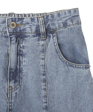 YECCA VECCA 綿麻バギーデニムパンツ Light Indigo