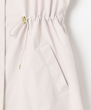 ANY 【手洗い可能】ライトフーデットコート ライトグレー系