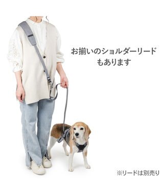 PET PARADISE ペットパラダイス アクティブハーネス 杢調 ＳＭ 中型犬 チャコールグレー