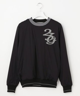 23区GOLF  【MEN】リバーシブルニット 防風裏地 2WAY ブラック系1