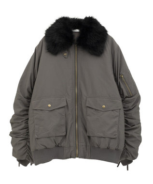 Green Parks ・ｓｗｉｎｇ　ｂｙ　ティペット付ミリタリーブルゾン