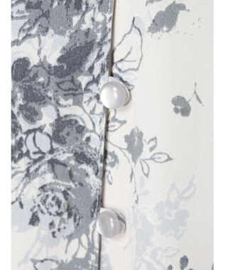 Maison de FLEUR フラワープリントワンピース Gray