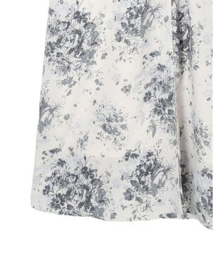 Maison de FLEUR フラワープリントワンピース Gray