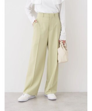 earth music&ecology Ｔ／Ｒストレートパンツ Light Green