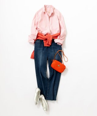 23区 【Oggi4月号掲載】ソフト バレエシューズ シルバー系