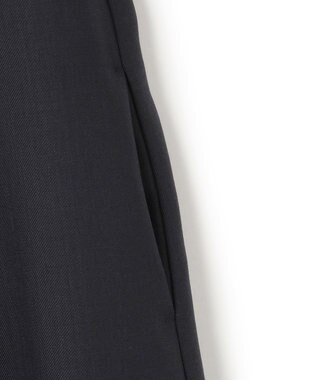 23区 L 【洗える】TWビエラ シャツワンピース ネイビー系